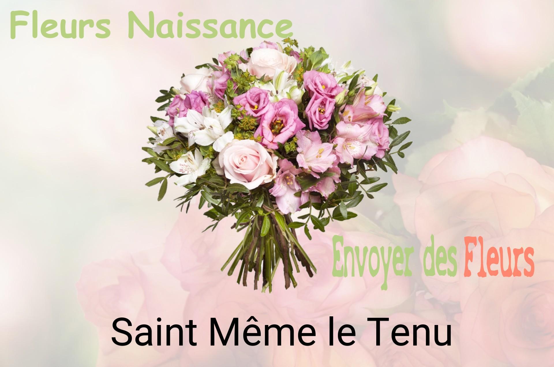Bouquet de fleurs de naissance livré à Saint-Même-le-Tenu